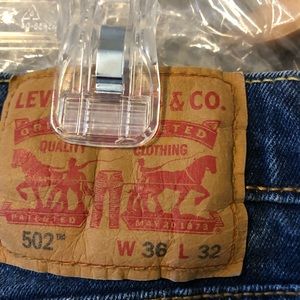 Levi 502 jeans 36x32